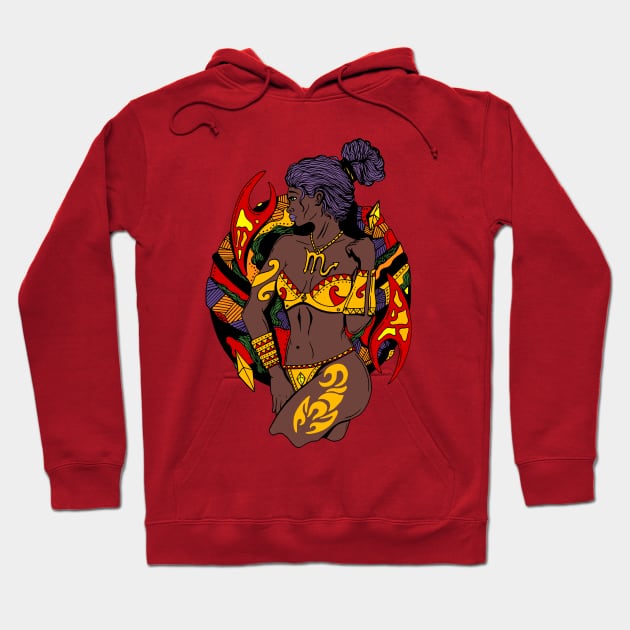 Scorpio Beauty - Nubian Edition Hoodie by kenallouis